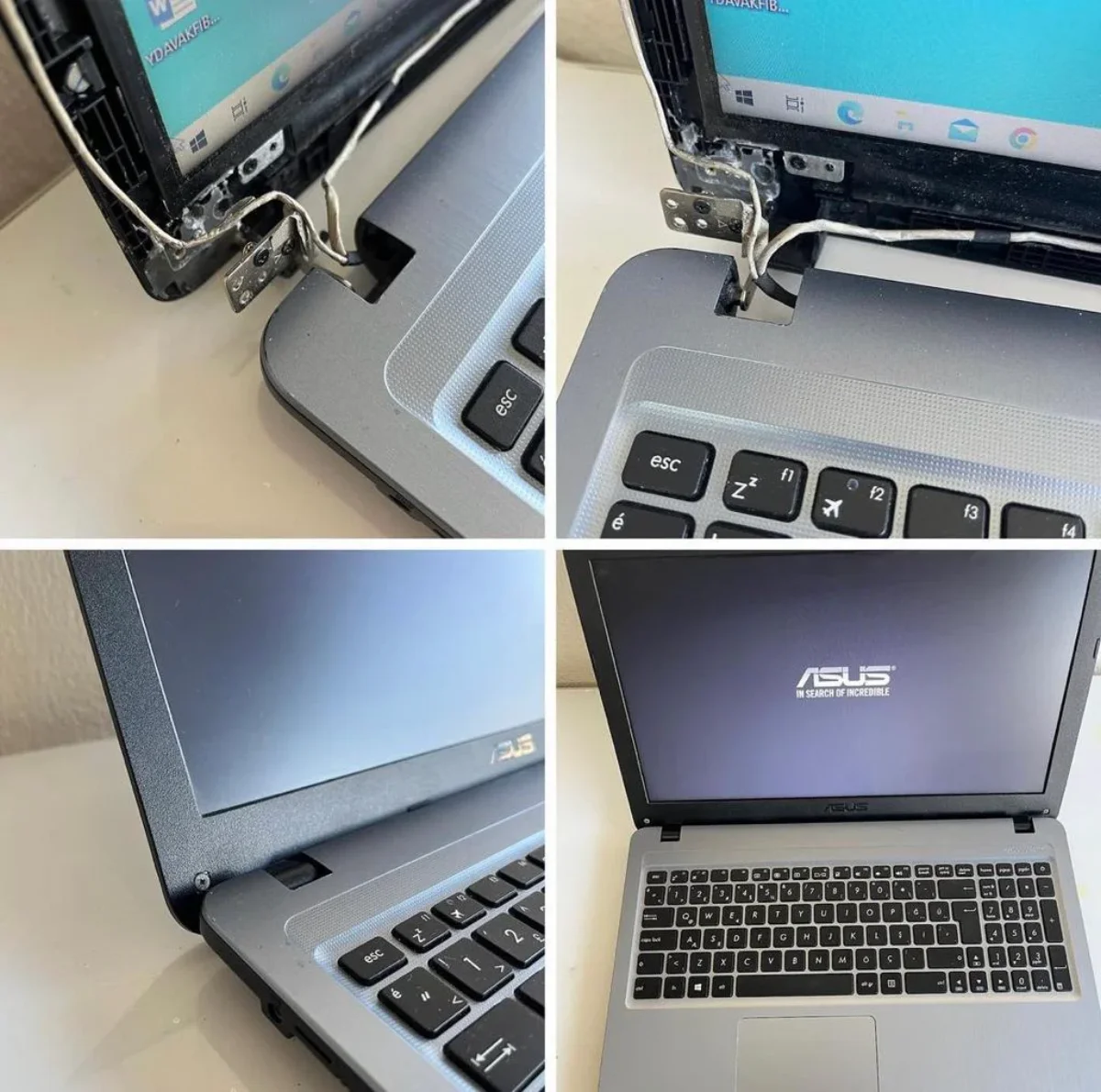 Notebook Menteşe Kasa Tamiri