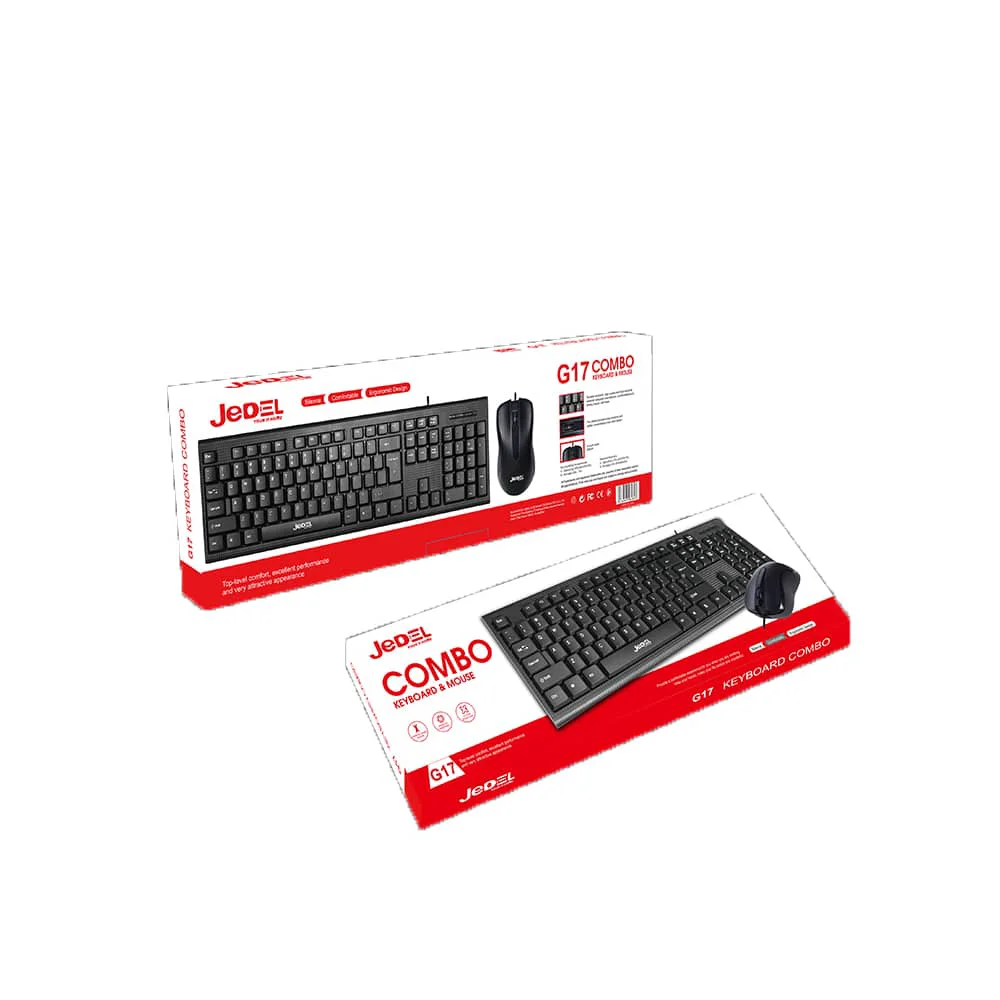 JEDEL G17 KABLOLU KLAVYE MOUSE SET