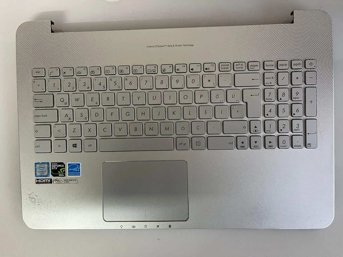 Asus N552 N552V N552VW Klavye Dahil Üst Kasa