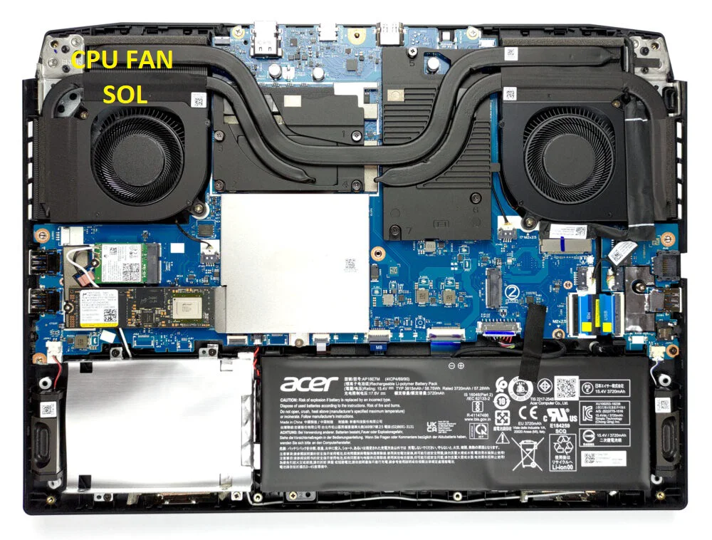 Acer Nitro 5 AN515-58 CPU Fan