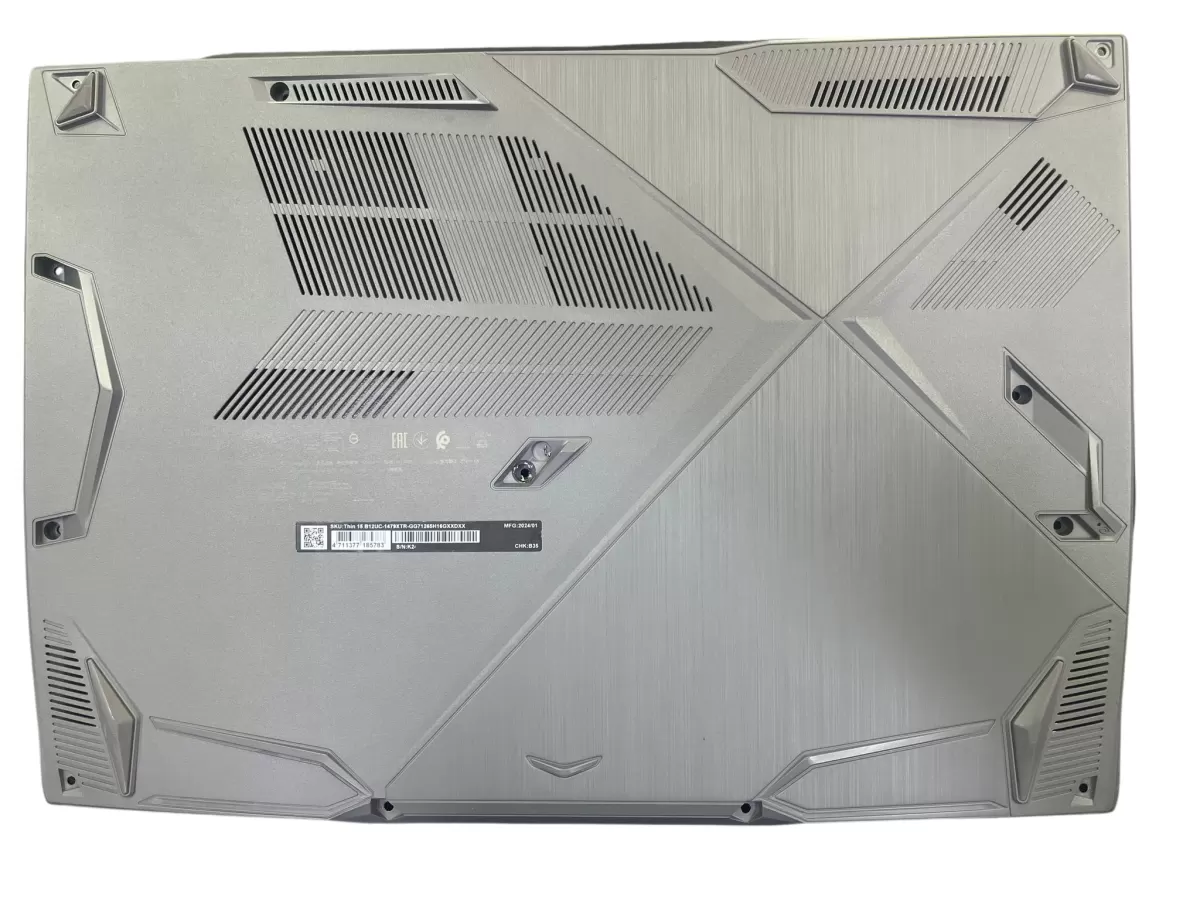 MSI Thin 15 B12UC Orijinal Alt Kasa – Laptop Alt Kapak