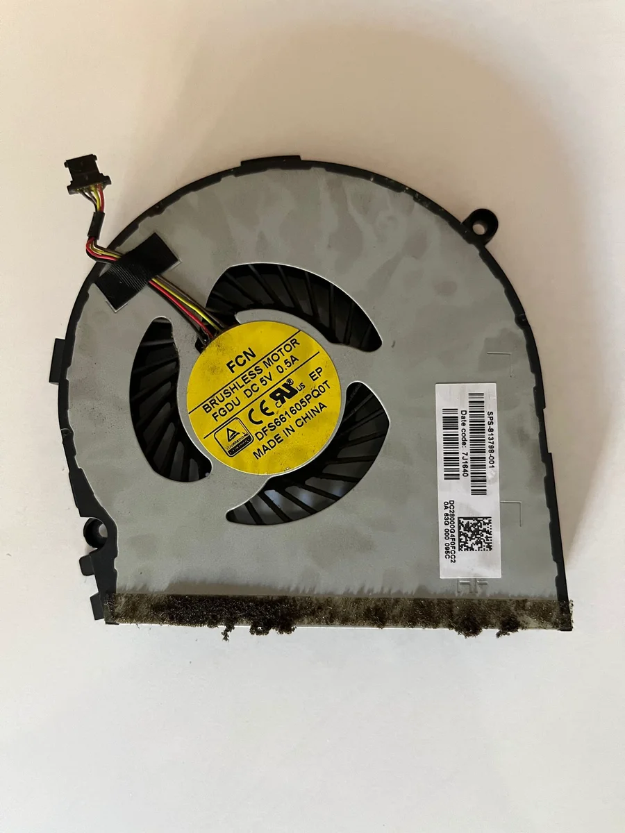 HP Envy 17-R100NT DFS661605PQ0T, SPS-813798-001 FAN