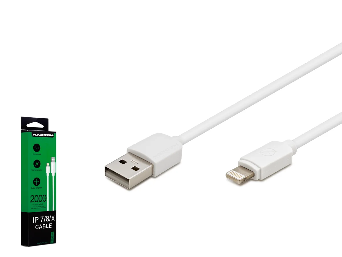 Hadron Hd4660 Lightning To Usb Kablo Kutulu 2M Beyaz